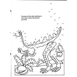 着色页: 恐龙 (动物) #5577 - 免费可打印着色页