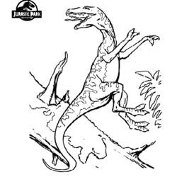 着色页: 恐龙 (动物) #5585 - 免费可打印着色页
