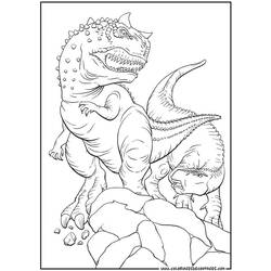 着色页: 恐龙 (动物) #5603 - 免费可打印着色页