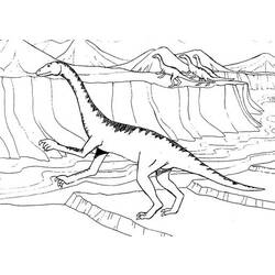 着色页: 恐龙 (动物) #5661 - 免费可打印着色页
