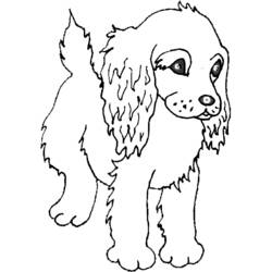 着色页: 狗 (动物) #3141 - 免费可打印着色页