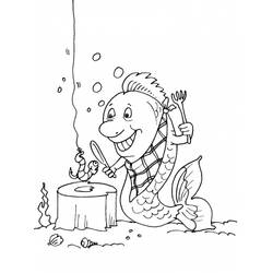 着色页: 蚯蚓 (动物) #18812 - 免费可打印着色页