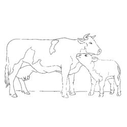 着色页: 农场动物 (动物) #21405 - 免费可打印着色页