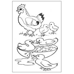 着色页: 农场动物 (动物) #21440 - 免费可打印着色页