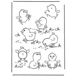 着色页: 农场动物 (动物) #21460 - 免费可打印着色页