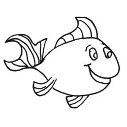 着色页: 鱼 (动物) #17024 - 免费可打印着色页
