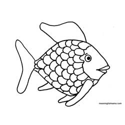 着色页: 鱼 (动物) #17030 - 免费可打印着色页