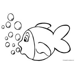 着色页: 鱼 (动物) #17051 - 免费可打印着色页