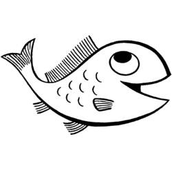 着色页: 鱼 (动物) #17056 - 免费可打印着色页