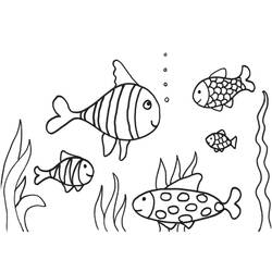 着色页: 鱼 (动物) #17061 - 免费可打印着色页