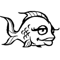 着色页: 鱼 (动物) #17066 - 免费可打印着色页