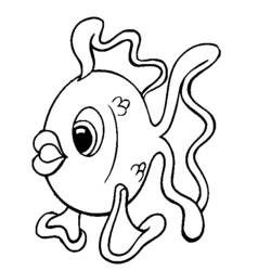 着色页: 鱼 (动物) #17068 - 免费可打印着色页