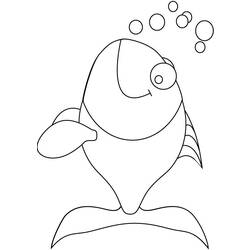 着色页: 鱼 (动物) #17075 - 免费可打印着色页