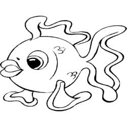 着色页: 鱼 (动物) #17088 - 免费可打印着色页