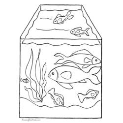着色页: 鱼 (动物) #17139 - 免费可打印着色页