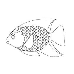 着色页: 鱼 (动物) #17153 - 免费可打印着色页