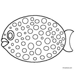 着色页: 鱼 (动物) #17156 - 免费可打印着色页