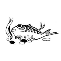 着色页: 鱼 (动物) #17163 - 免费可打印着色页