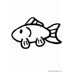 着色页: 鱼 (动物) #17165 - 免费可打印着色页