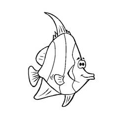 着色页: 鱼 (动物) #17174 - 免费可打印着色页