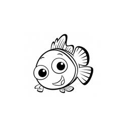 着色页: 鱼 (动物) #17182 - 免费可打印着色页