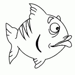 着色页: 鱼 (动物) #17212 - 免费可打印着色页