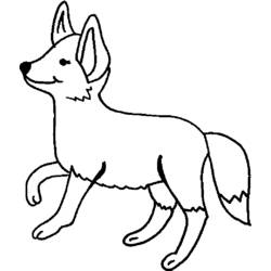 着色页: 狐狸 (动物) #14968 - 免费可打印着色页