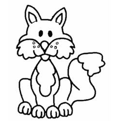 着色页: 狐狸 (动物) #14975 - 免费可打印着色页