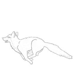 着色页: 狐狸 (动物) #15075 - 免费可打印着色页