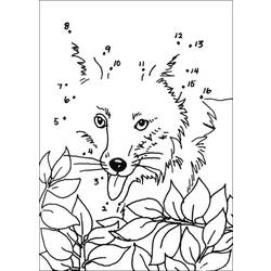 着色页: 狐狸 (动物) #15142 - 免费可打印着色页