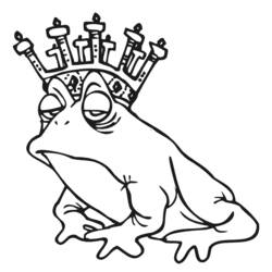 着色页: 青蛙 (动物) #7587 - 免费可打印着色页