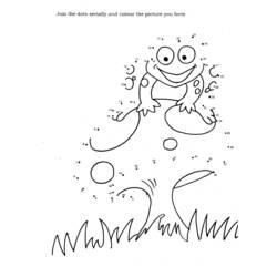 着色页: 青蛙 (动物) #7625 - 免费可打印着色页