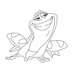 着色页: 青蛙 (动物) #7674 - 免费可打印着色页