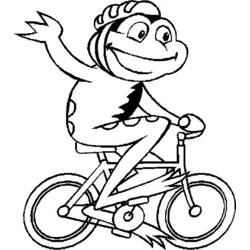 着色页: 青蛙 (动物) #7738 - 免费可打印着色页