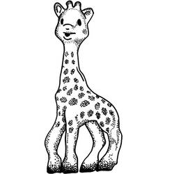 着色页: 长颈鹿 (动物) #7252 - 免费可打印着色页