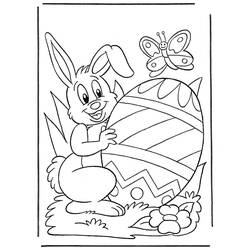 着色页: 野兔 (动物) #10080 - 免费可打印着色页