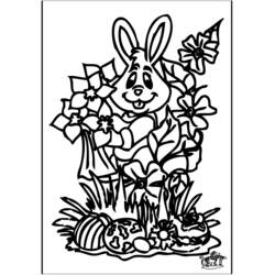 着色页: 野兔 (动物) #10081 - 免费可打印着色页