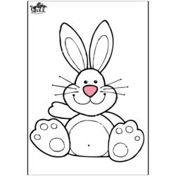 着色页: 野兔 (动物) #10091 - 免费可打印着色页