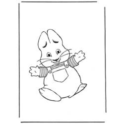 着色页: 野兔 (动物) #10096 - 免费可打印着色页