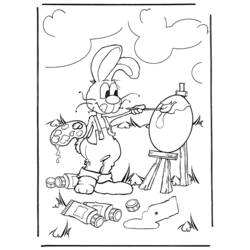 着色页: 野兔 (动物) #10110 - 免费可打印着色页