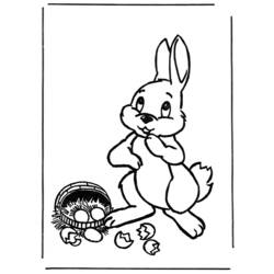 着色页: 野兔 (动物) #10112 - 免费可打印着色页