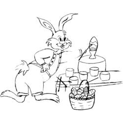 着色页: 野兔 (动物) #10180 - 免费可打印着色页