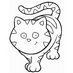 着色页: 小猫 (动物) #18062 - 免费可打印着色页