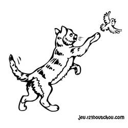 着色页: 小猫 (动物) #18114 - 免费可打印着色页