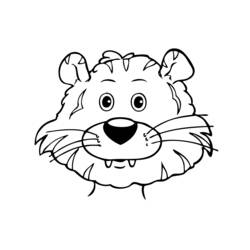 着色页: 豹 (动物) #9844 - 免费可打印着色页
