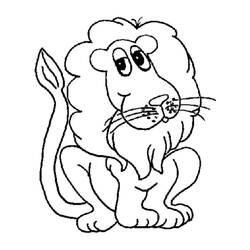 着色页: 狮子 (动物) #10261 - 免费可打印着色页