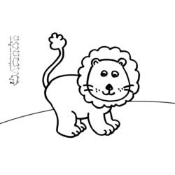 着色页: 狮子 (动物) #10282 - 免费可打印着色页