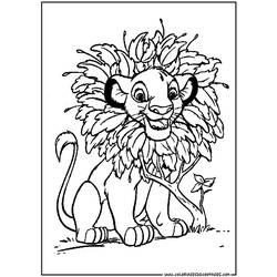 着色页: 狮子 (动物) #10312 - 免费可打印着色页