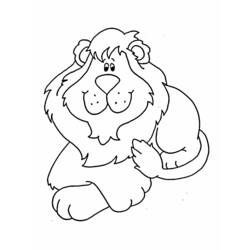 着色页: 狮子 (动物) #10333 - 免费可打印着色页