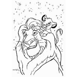 着色页: 狮子 (动物) #10339 - 免费可打印着色页